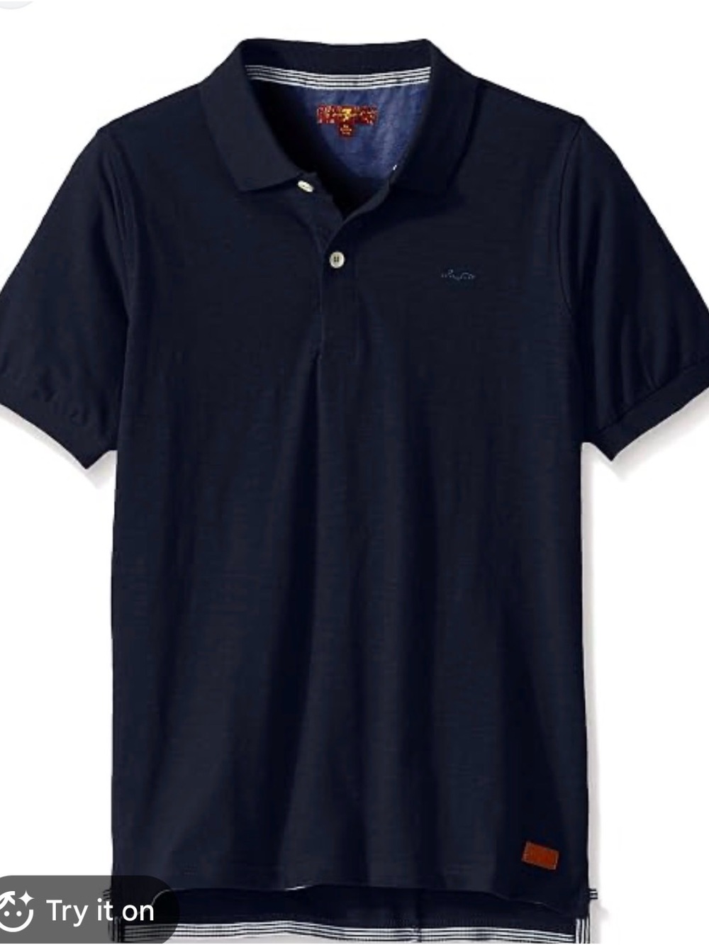 7 For All Mankind boys’ Navy Short Sleeve Polo